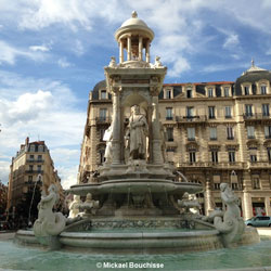 Fontaine des Jacobins in Lyon, France