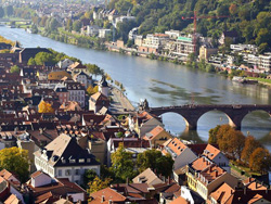 Heidelberg seen from Castle