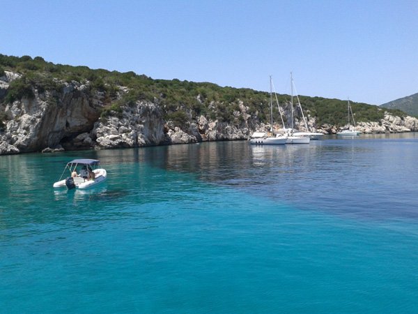 Alghero blue water