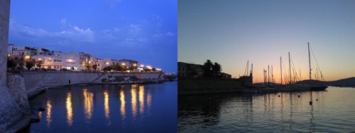 Alghero at night