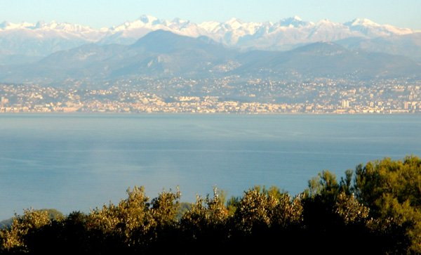 Snow capped Mountains Antibes