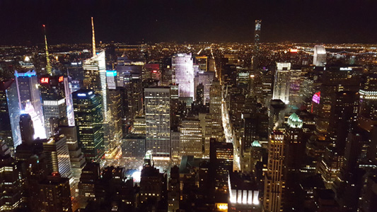 New York at night