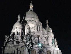 Sacre Coeur at night