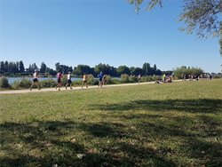 Running in Park