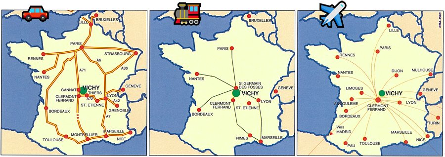 How to get to Vichy