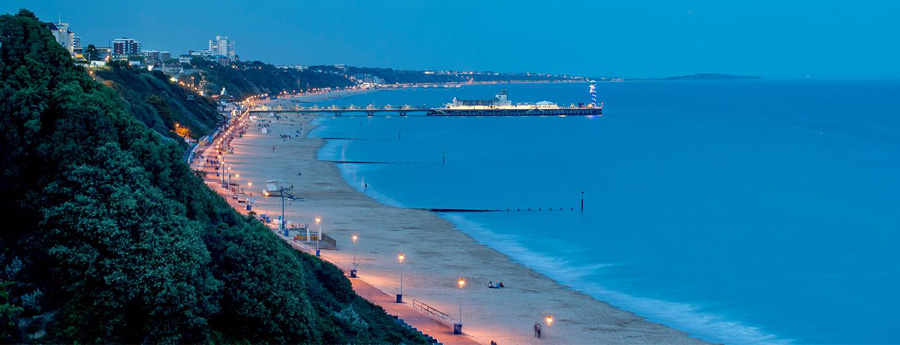 Bournemouth at night