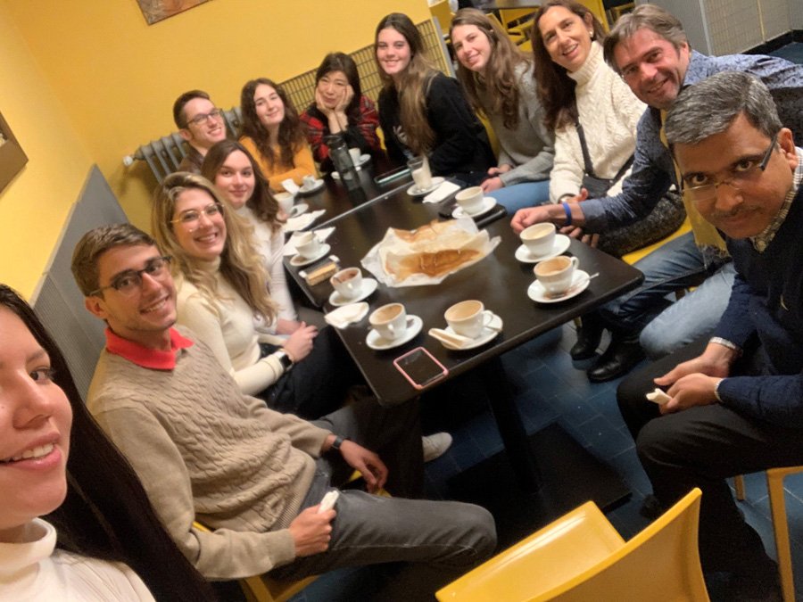 Italian school cafe in Rome