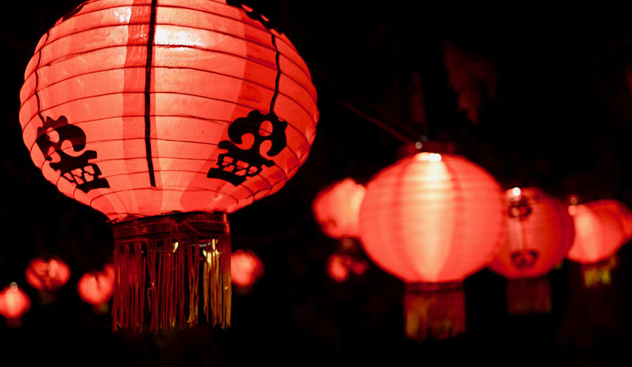 Red lanterns in Shanghai