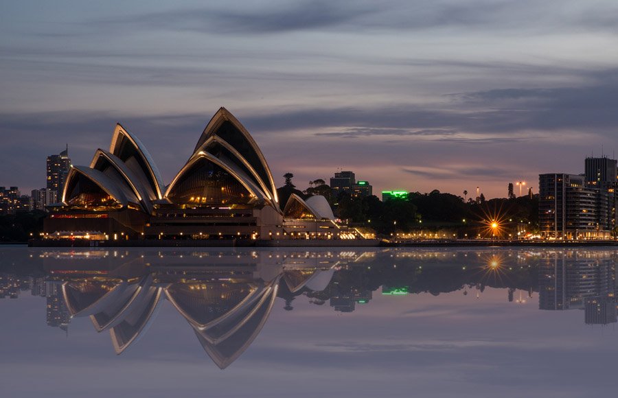 Sydney Opera House at dusk