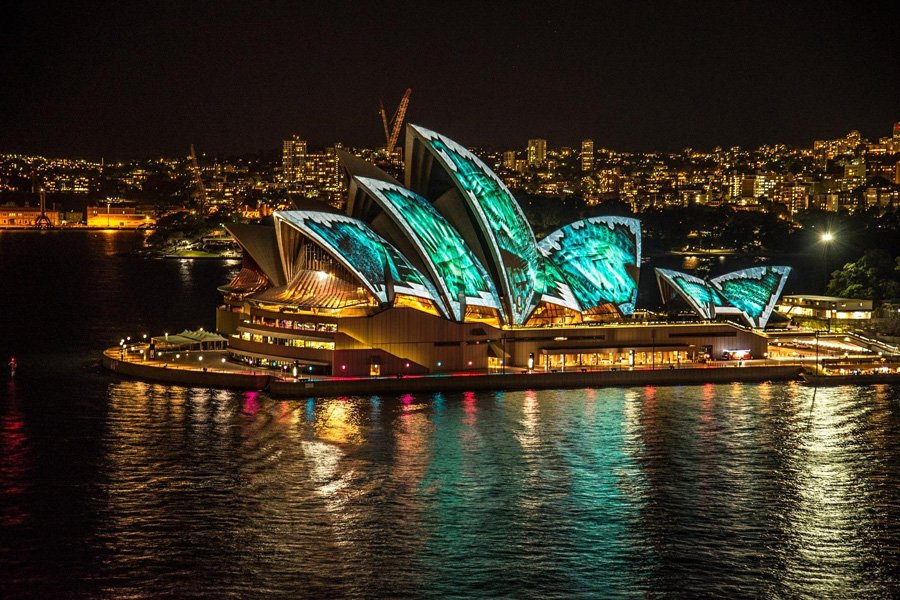 Sydney Opera House at night