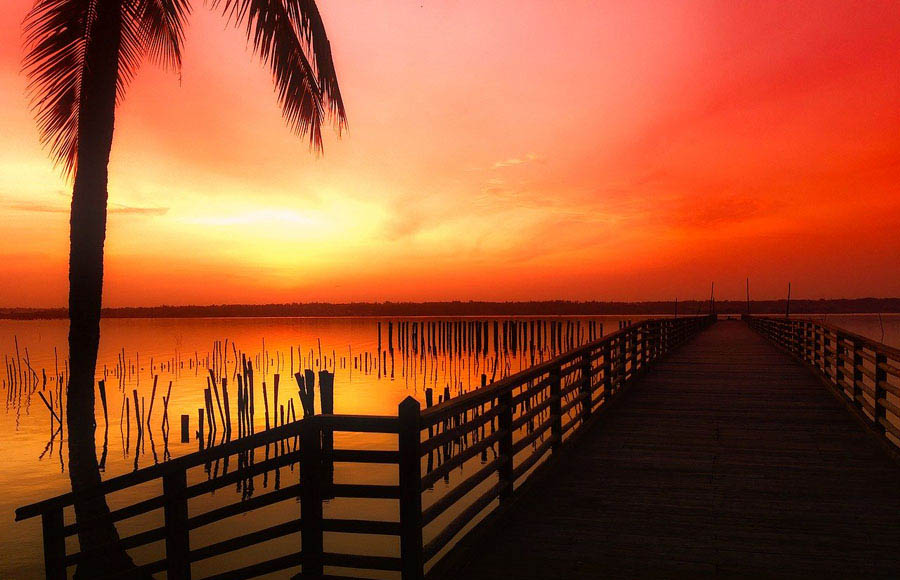 Benin sunset