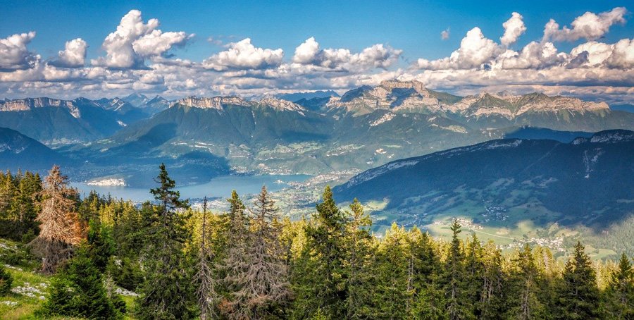 Annecy mountain view