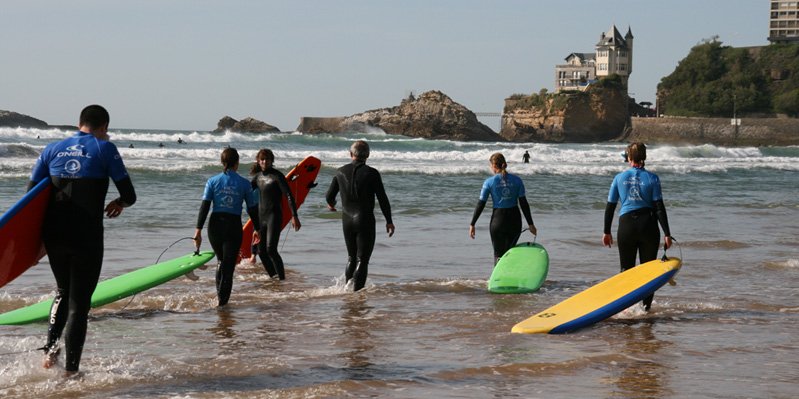 Surfing lessons