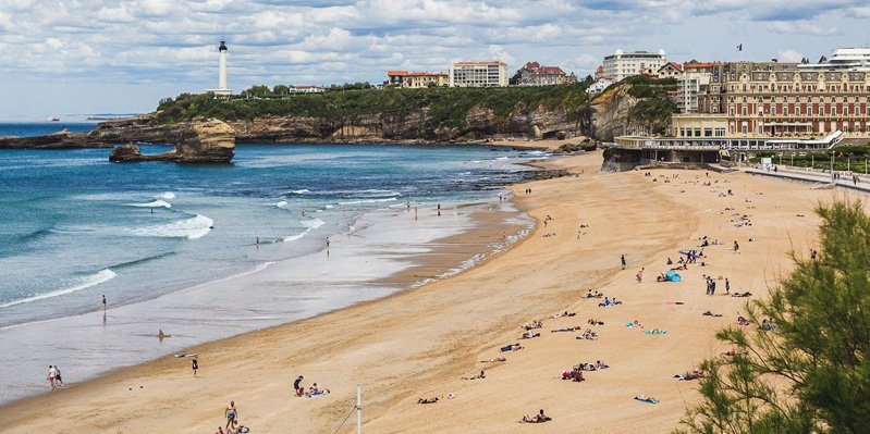 Biarritz beach