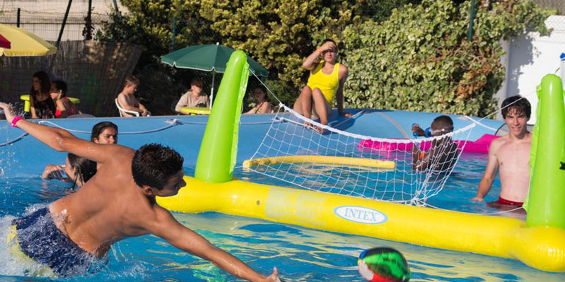 Fun in the residence swimming pool