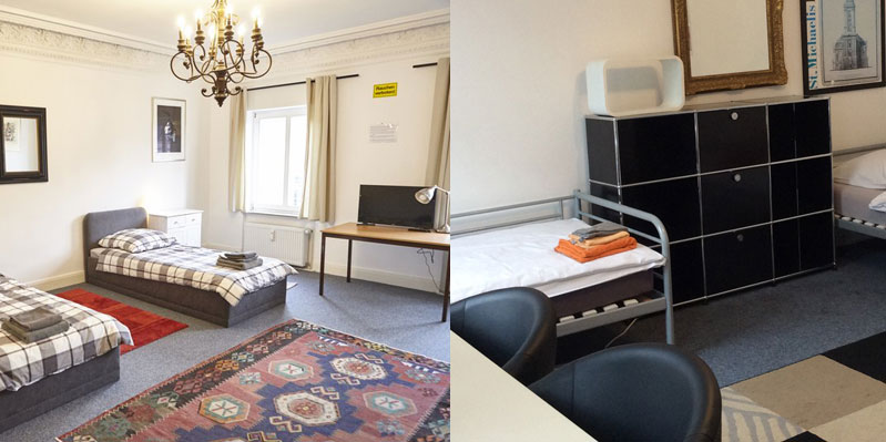 Double rooms in residence