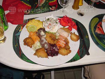 Typical local Creole cuisine