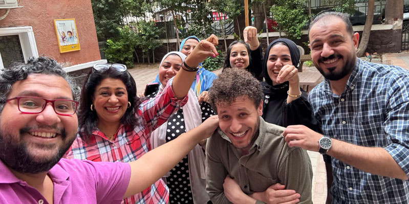 Fun with the teachers