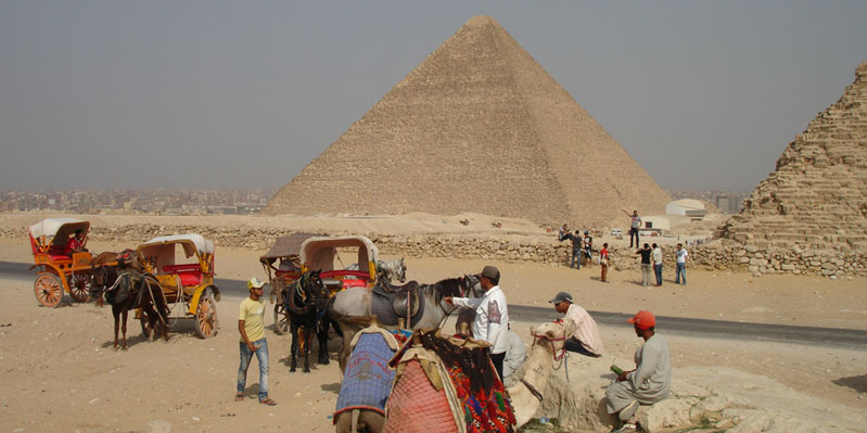 Visiting the Pyramids