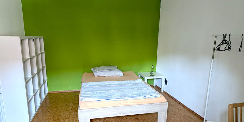 Bedroom in a shared apartment