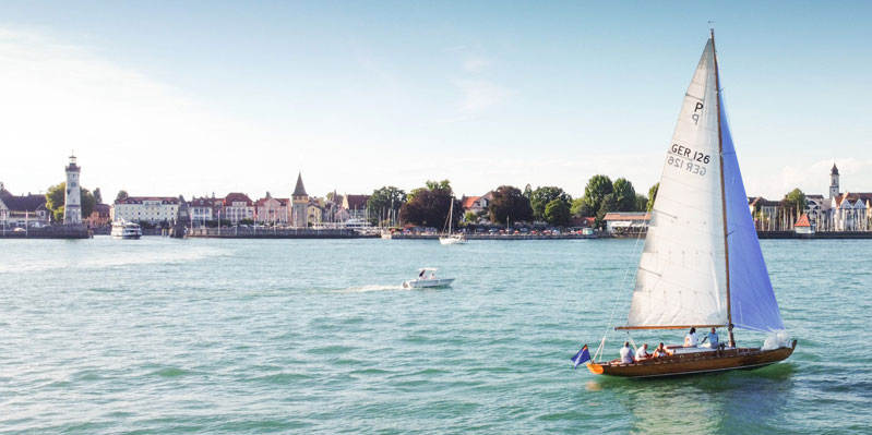 Sailing on Lake Constance