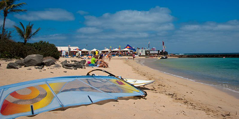 One of the best spots in Europe for Windsurfing