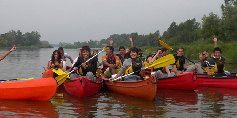 Canoeing activity