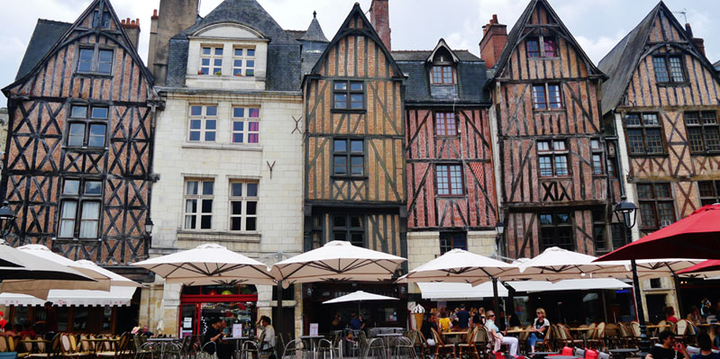Medieval building in Tours