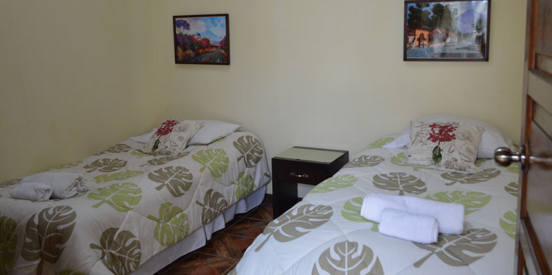 Bedroom in a host family