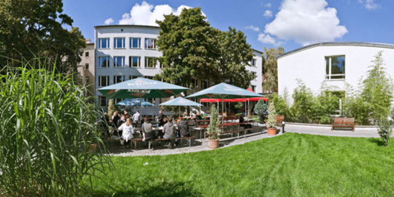 The cafeteria on campus