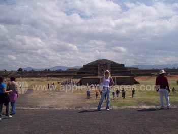 Visit to Aztec site