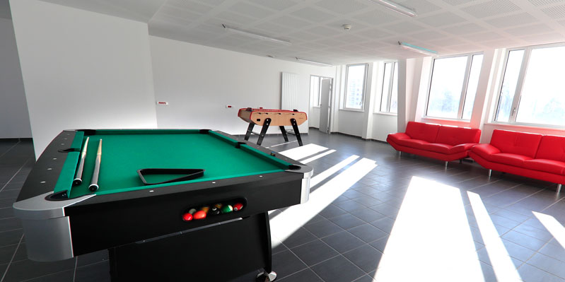 Student lounge at Eucalyptus residence
