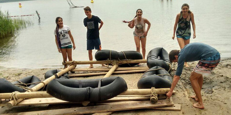 Raft building