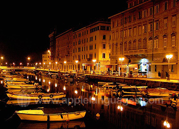 Night time in Trieste