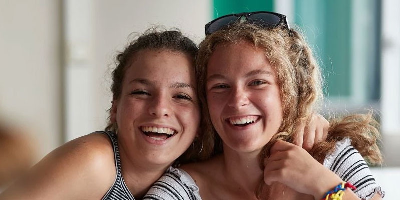 Happy students