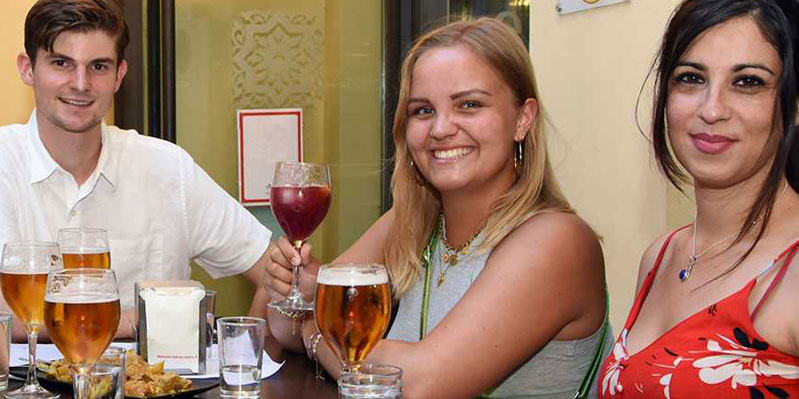 Visiting a local Tapas bar