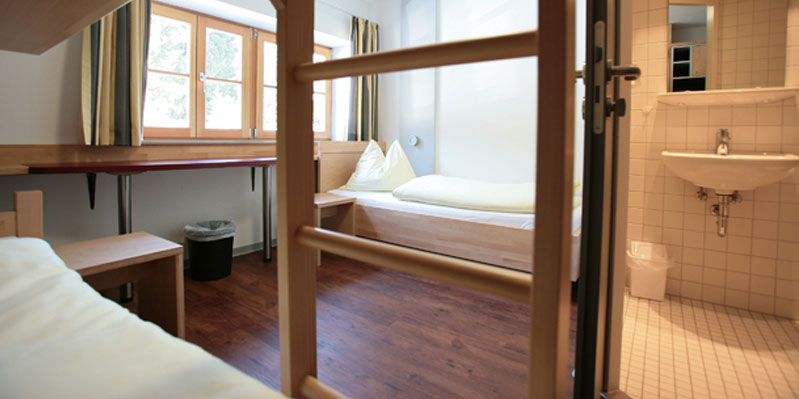 Dormitory room in the residence