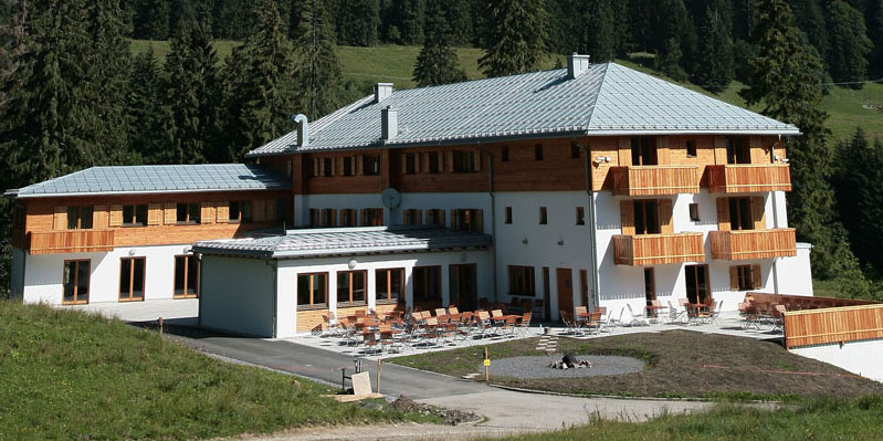 The school campus