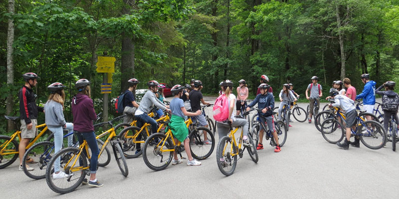 Mountain biking excursion
