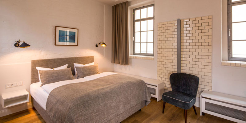 Room in the onsite hotel