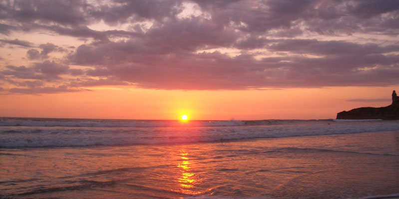 Sunset at the beach