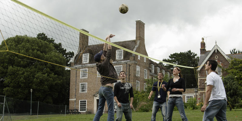 Playing sports