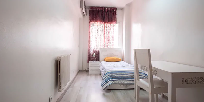 Single room in the Student Residence