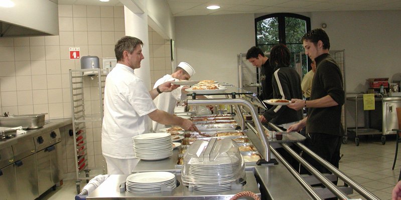 University restaurant in Vichy