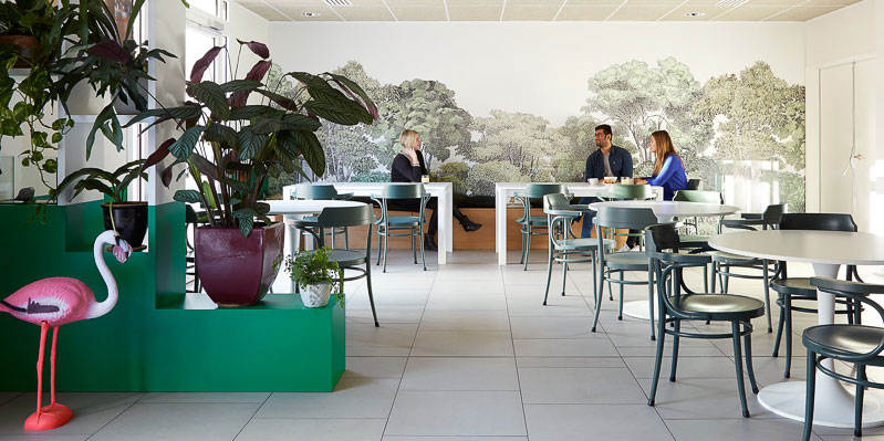 Communal space in student residence