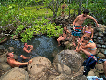 Visit to hot springs