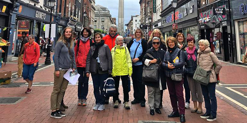 Walking tour of Dublin