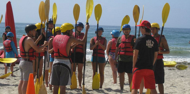 Kayaking activity