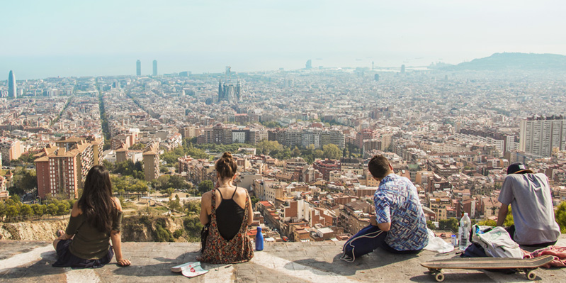 View over Barcelona