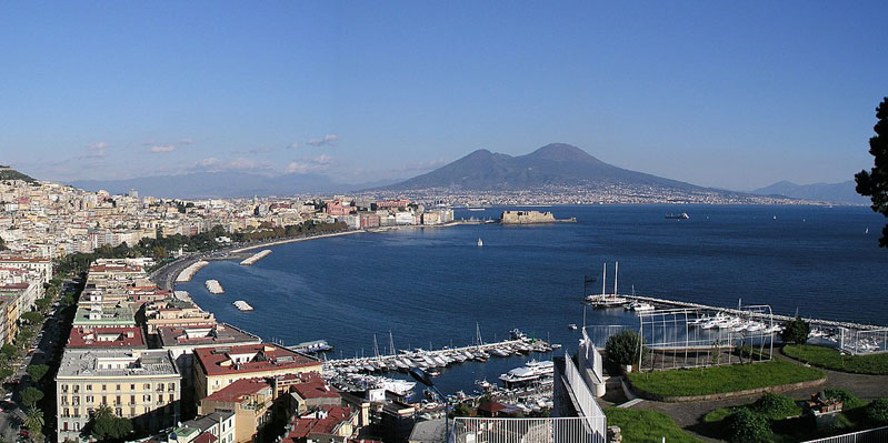 View of the Gulf of Naples